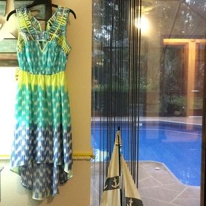 Multicolored Midi Dress